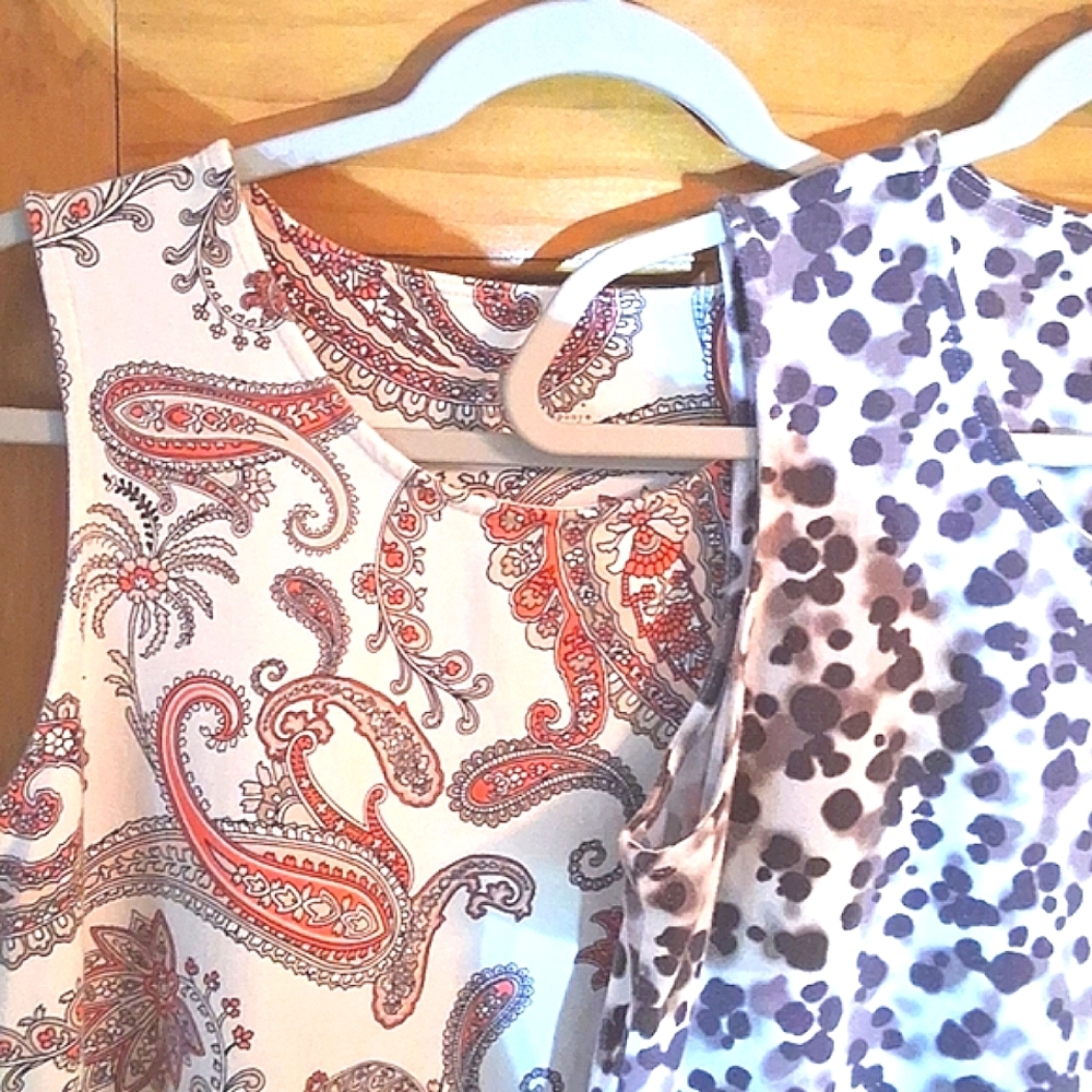 Denim & Co. Tank Top Set. Med